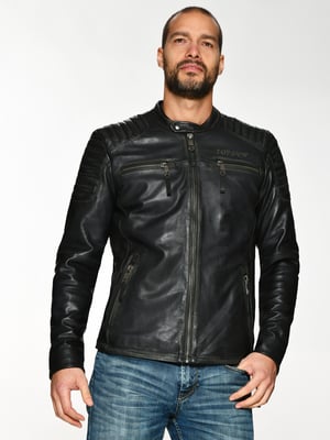 Top Gun leren jas TG20193086