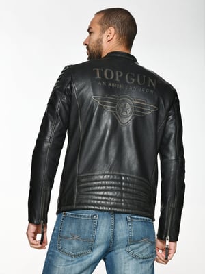Top Gun leren jas TG20193086
