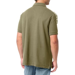 True Religion Mens Polo Shirt SS Damask Velour Pique Top