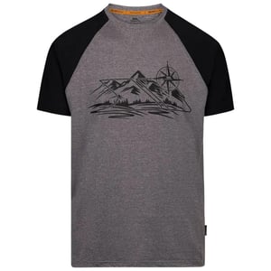 Trespass Mens Fullmer Mountain T-Shirt (Grey Marl)