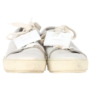 Acne Studios Adriana Low-Top Sneakers in White Leather