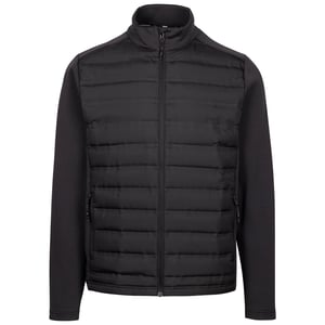 Trespass Mens Orford Hybrid Padded Jacket (Black)