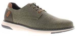 Hush Puppies Herr Snörskor Bruce Canvas Grön