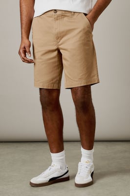 Burton Mens Classic Navy Chino Shorts Relaxed Fit Cotton Elastane Casual