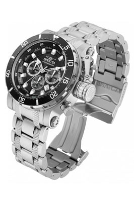 Invicta Coalition Forces 32704 Heren Horloge - Quartz Uurwerk - Roestvrij Staal met zwarte Wijzerplaat - 52mm