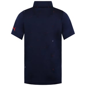 Puma x Cloudspun Love Kids Navy Golf Polo Shirt