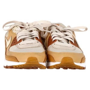 Nike Air Max 90 Sneakers in Karamel Nylon en Leer