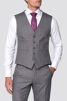 Plain Vest in Grey
