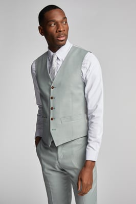 Branton Seafoam Texture Waistcoat