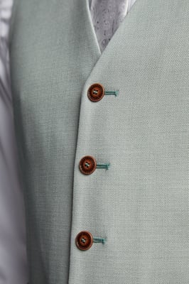 Branton Seafoam Texture Waistcoat