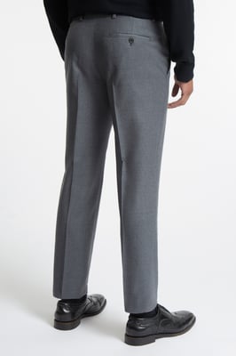 Mid Grey Flannel Suit Trousers