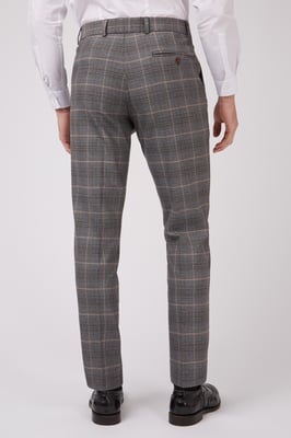 Check Trouser in Grey