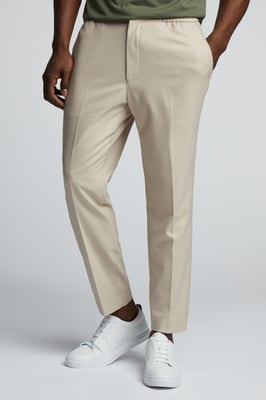 Drawstring Trousers in Nude