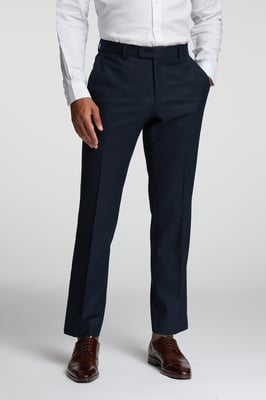 Alexandre Of England Tailored Fit Flannel Trousers
