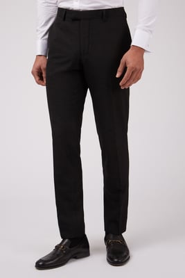 Black Tailored Fit Trousers