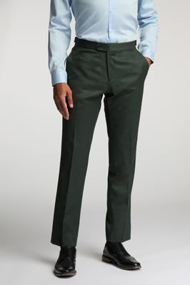 Alexandre Of England Tailored Fit Flannel Trousers