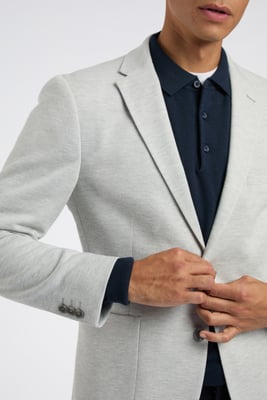 Knit Blazer in Grey