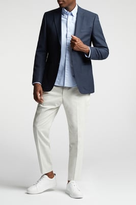 Hopsack Wool Blazer