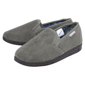 Tartanfodrade tofflor med memory foam för herrar