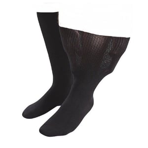 1 Pack Extra Wide Loose Fit Cotton Oedema Socks for Swollen Ankles