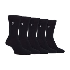 5 Pack Mens Bamboo Bright Striped Patterned Socks