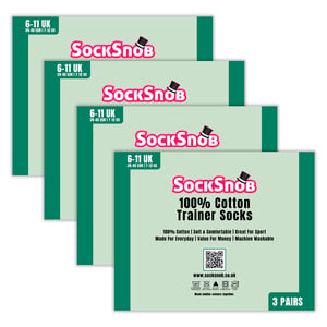 12-pack Heren 100% Katoenen Sneakersokken