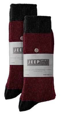 4 Pack Mens Cotton Dress Socks | Spirit Square Knit Socks