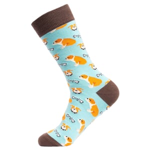 Dog Pattern Novelty Unisex Funny Dress Socks
