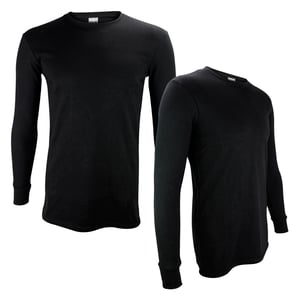 2-pack långärmade termotröjor för herrar | varm vintertröja i fleece