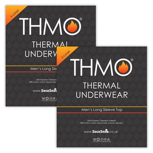 2-pack långärmade termotröjor för herrar | varm vintertröja i fleece