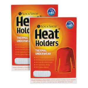2-pack långärmad värmetröja för herrar för vintern