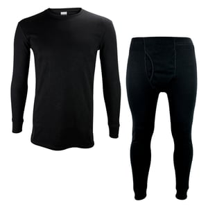 Heren Thermisch Ondergoed Set | Fleece Gevoerde Top & Lange Broek Set