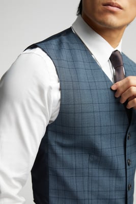 Soft Check Waistcoat