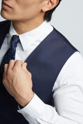 Linen Tailored Fit Waistcoat