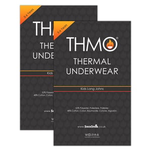 2 Pack Kids Thermal Bottoms | Winter Base Layer Thermal Underwear Bottoms