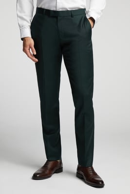 Twill Tailored Fit Suit Trousers