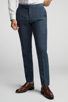 Check Tailored Fit Suit Trouser