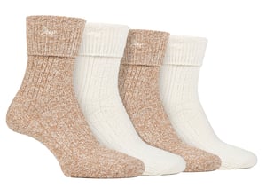 Ladies 4 Pack Super Soft Walking Boot Socks | Outdoor Socks for Hiking