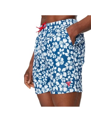 Guess herenzwempak met bloemenprint