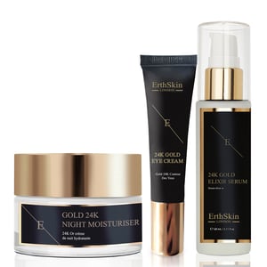 Anti - Wrinkle Elixir Serum 24k + ANTI-WRINKLE Night MOISTURISER 24K GOLD + UNDER EYE CREAM 24K GOLD