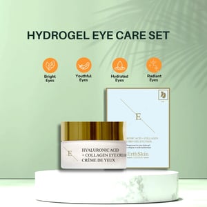 Hyaluronsyra + Kollagen Pro Age Eye Cream 30ml + Hyaluronsyra + Kollagen Hydrogel Eye Pads 5 X 2