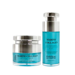 Marine Collagen SPF50 day cream 50ml + Marine Collagen Night Repair serum 30ml