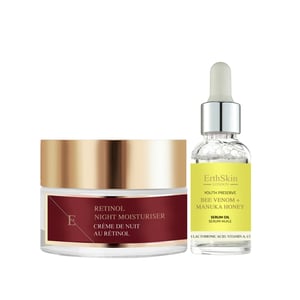 Retinol Night Moisturiser 50ml+ Bee Venom + Manuka Honey Serum Oil 30ml