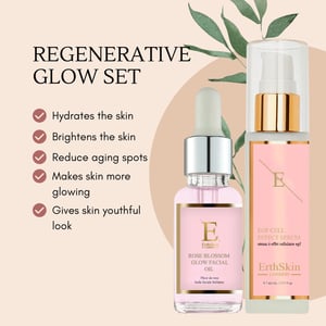 EGF CELL EFFECT SERUM 60ML + Rose Blossom Glow Facial Oil 30ml