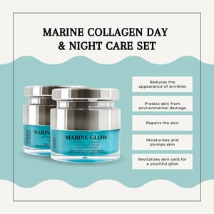 Marine Glow + Vitamin C Koncentratkräm 50ml
Marin kollagen nattkräm 50ml