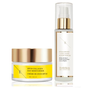 SPF50 KOLLAGEN DAGKRÄM 50ML + Hyaluronsyra & Kollagen Serum - 60ml