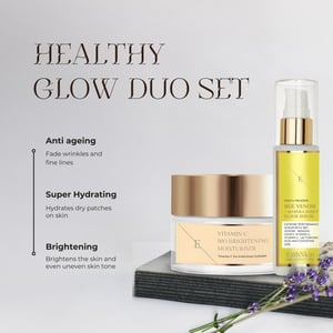 Vitamin C Bio Brightening Moisturiser 50ml + Bee Venom + Manuka Honey Elixir Serum 60ml
