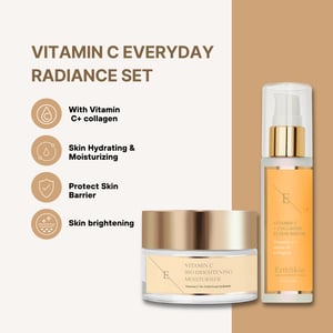 VITAMIN C + COLLAGEN ELIXIR SERUM 60ML + Vitamin C Bio Brightening Moisturiser 50ml