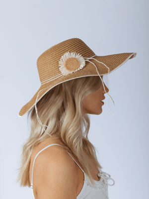 Sunflower Straw Sun Hat