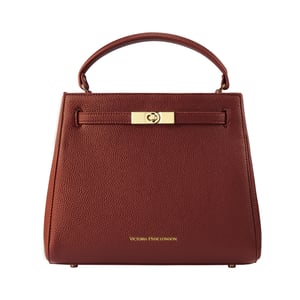 VICTORIA HYDE Victoria III handbag in red-brown